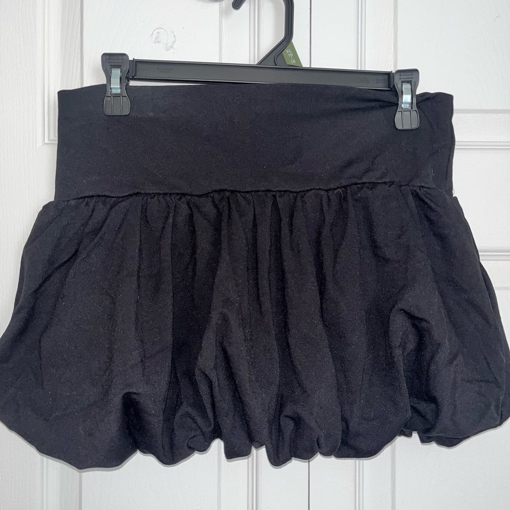 Black Bubble Skirt
